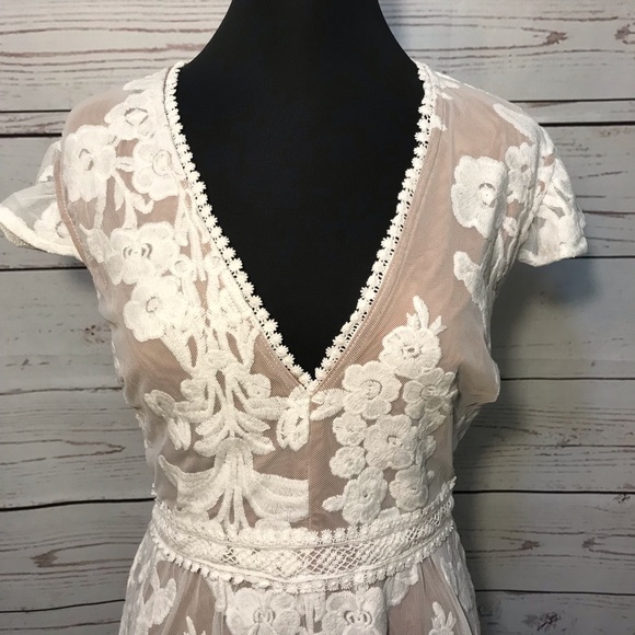 LAST ONE!!! Main Strip Lace Floral Mini - Picture 4 of 7